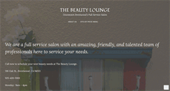 Desktop Screenshot of beautyloungebrentwood.com